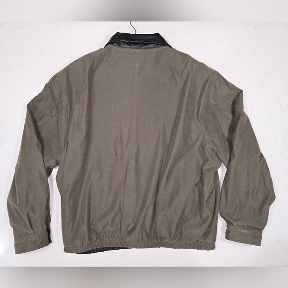 VTG  Y2K 90s Joseph & Feiss Reversible 100% Genuine Lambsskin Leather Jacket XXL - Picture 4 of 16